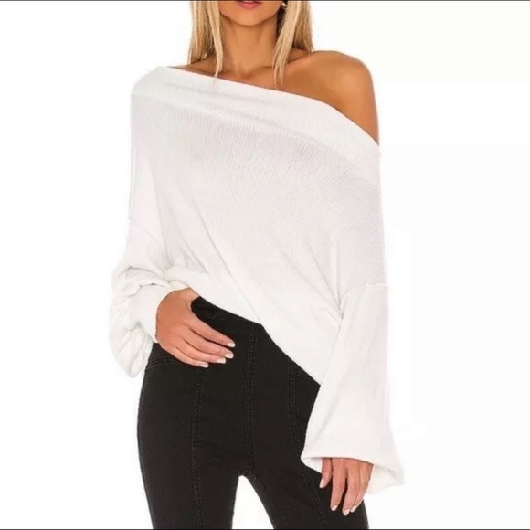 Free People Women's Main Squeeze Hacci Pullover - Picture 1 of 6